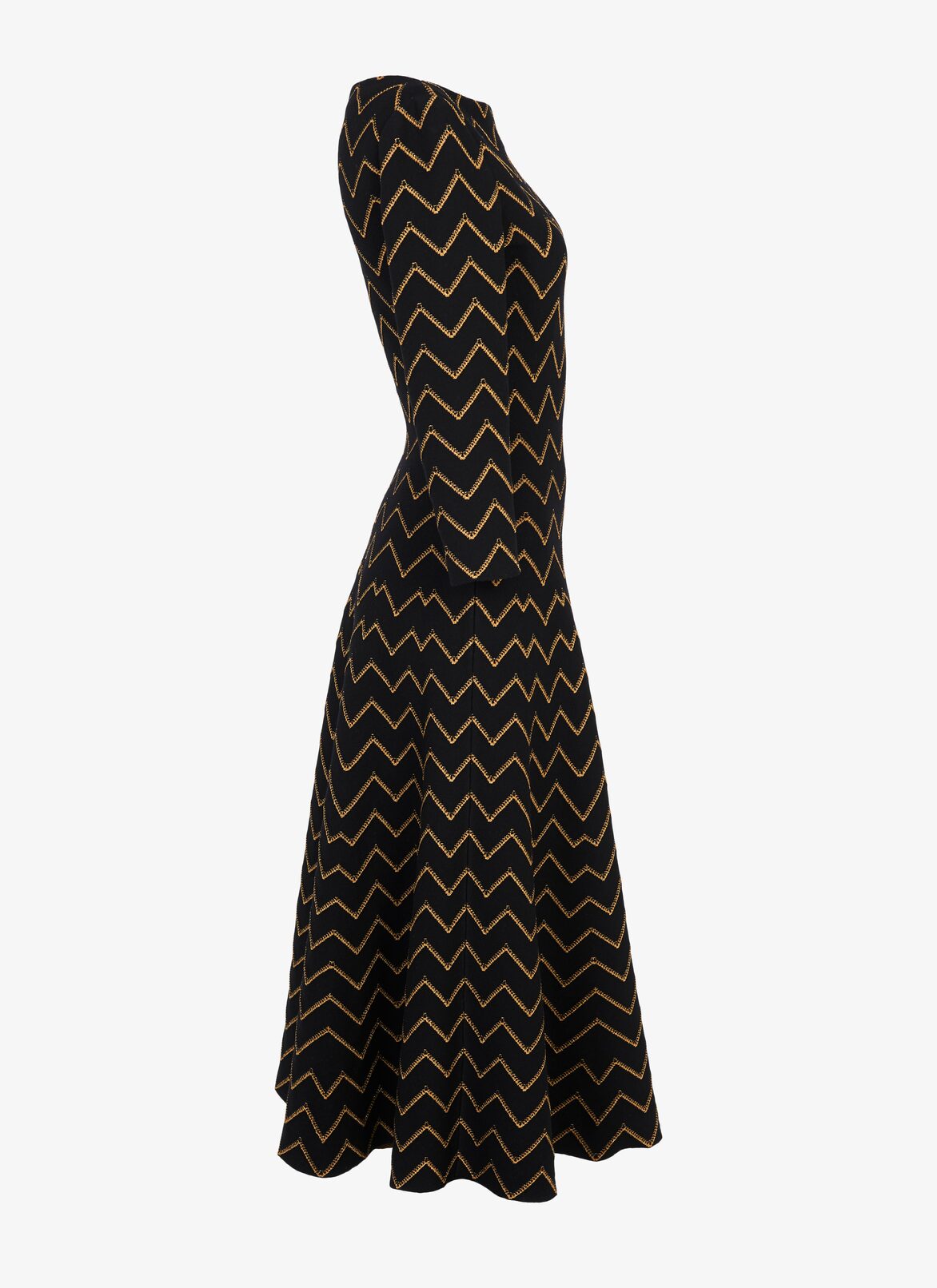 ROBE MANCHES LONGUES NAZARE NOIR/OR ALAÏA NOIR/OR  ROBE MANCHES LONGUES NAZARE NOIR/OR